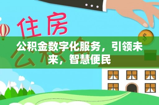 黑山公积金数字化服务，引领未来，智慧便民