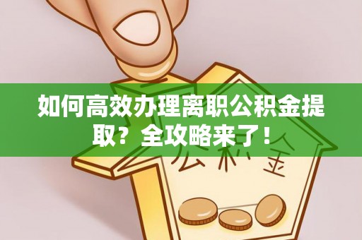 黑山如何高效办理离职公积金提取？全攻略来了！