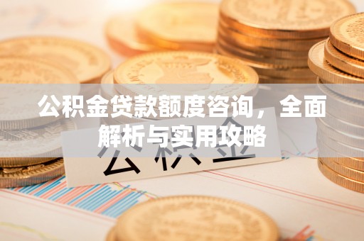 黑山公积金贷款额度咨询，全面解析与实用攻略