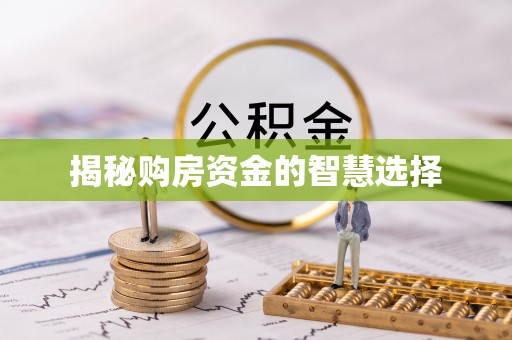 黑山揭秘购房资金的智慧选择