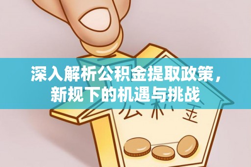 黑山深入解析公积金提取政策，新规下的机遇与挑战