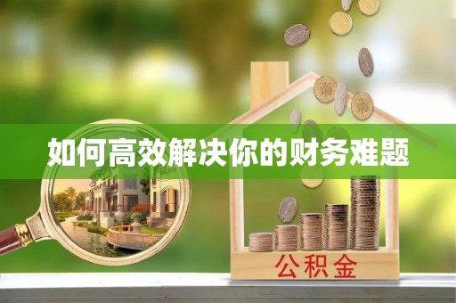 黑山如何高效解决你的财务难题
