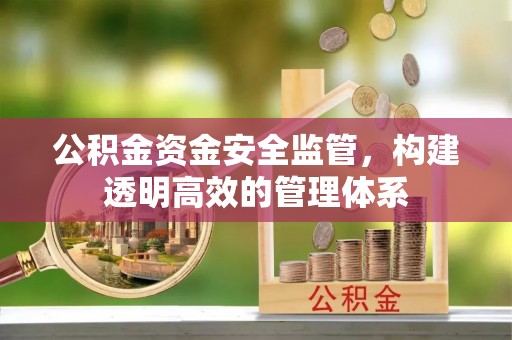 黑山公积金资金安全监管，构建透明高效的管理体系