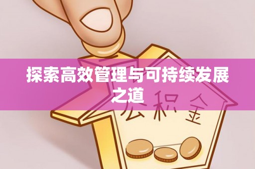 黑山探索高效管理与可持续发展之道