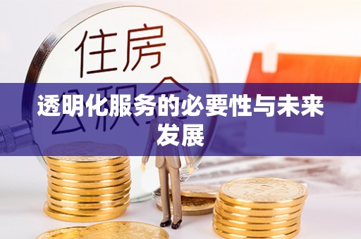 黑山透明化服务的必要性与未来发展