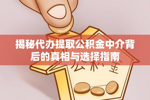 黑山揭秘代办提取公积金中介背后的真相与选择指南