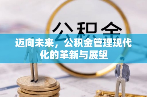 黑山迈向未来，公积金管理现代化的革新与展望