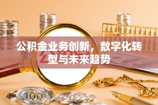 黑山公积金业务创新，数字化转型与未来趋势