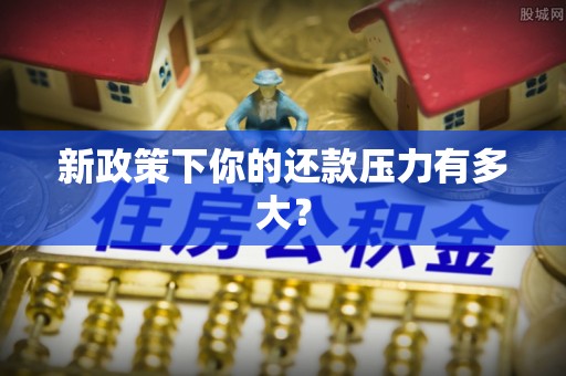 黑山新政策下你的还款压力有多大？